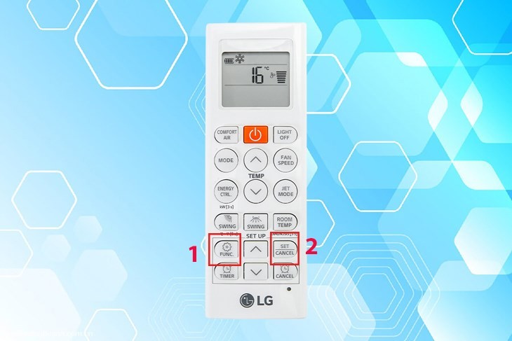 Truy cập các chức năng đặc biệt bằng nút FUNC trên remote LG