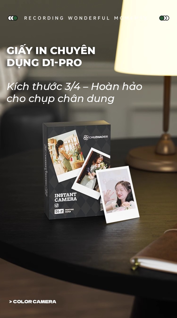 Bức ảnh chân dung được in từ máy in ảnh lấy ngay