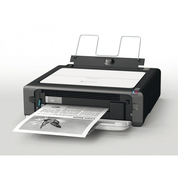 Máy in laser Ricoh SP112 nhìn từ góc trước
