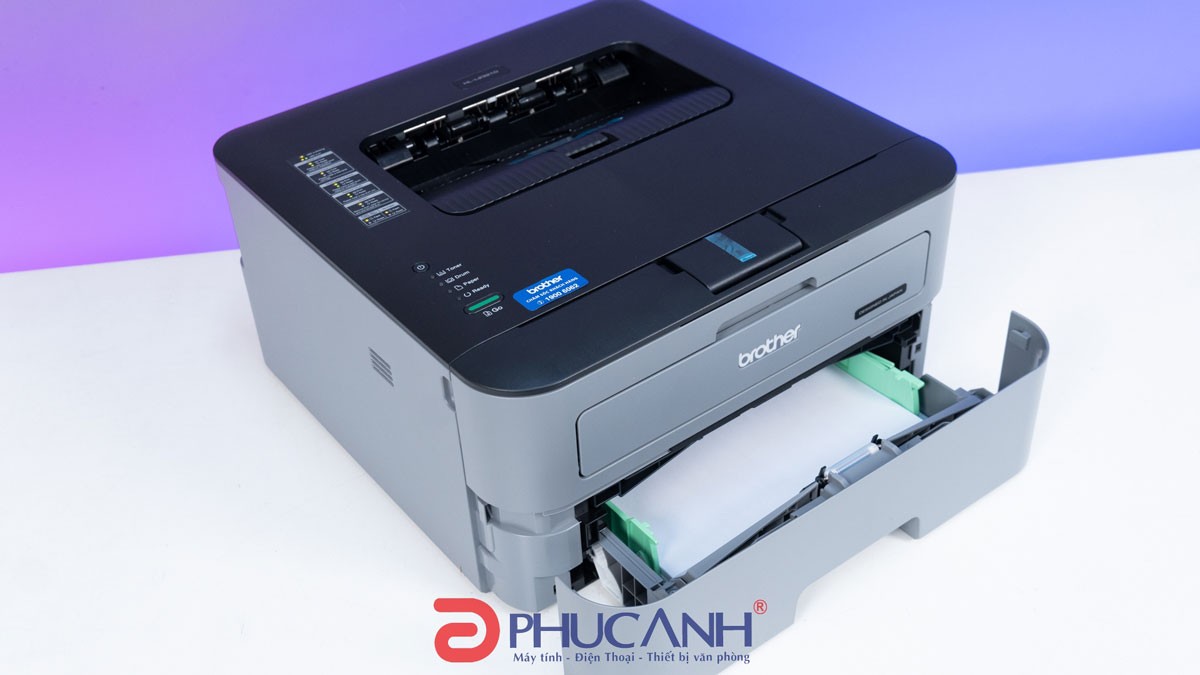 Góc nhìn nghiêng của máy in Brother HL-L2321D