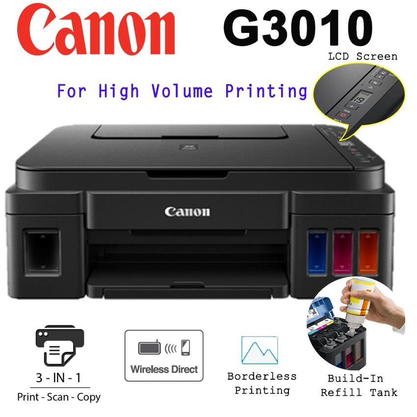 Máy in Canon PIXMA G3010 kết nối không dây với thiết bị di động