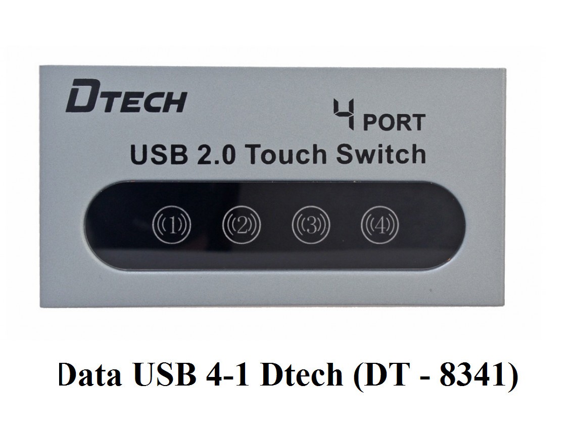 Bộ chia máy in tự động 4 cổng USB Dtech DT-8341