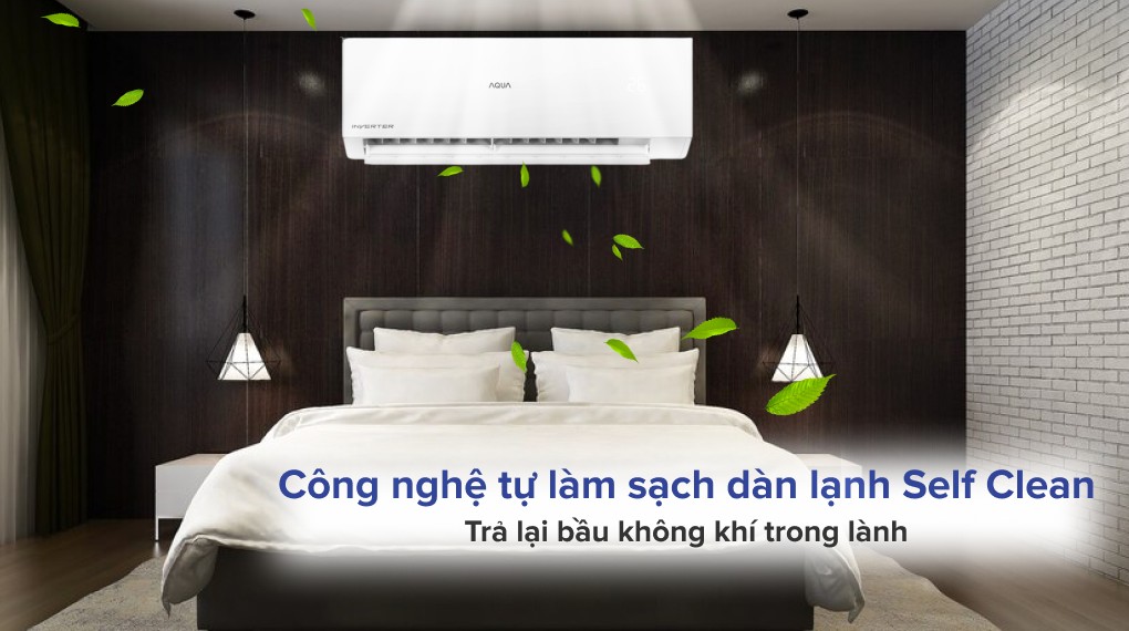 Công nghệ tự làm sạch Self Clean trên máy lạnh Aqua 2.5 HP
