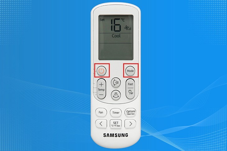Thiết lập chế độ tự động Auto trên remote máy lạnh Samsung