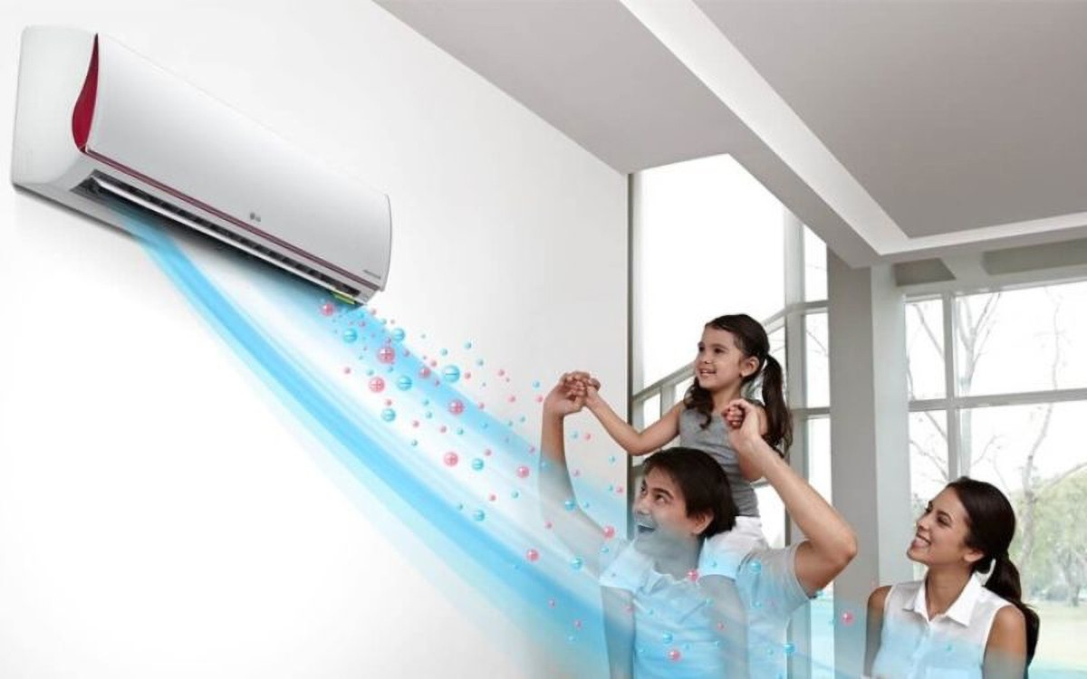 Sơ đồ mô tả công nghệ Nanoe-G trên máy lạnh Panasonic