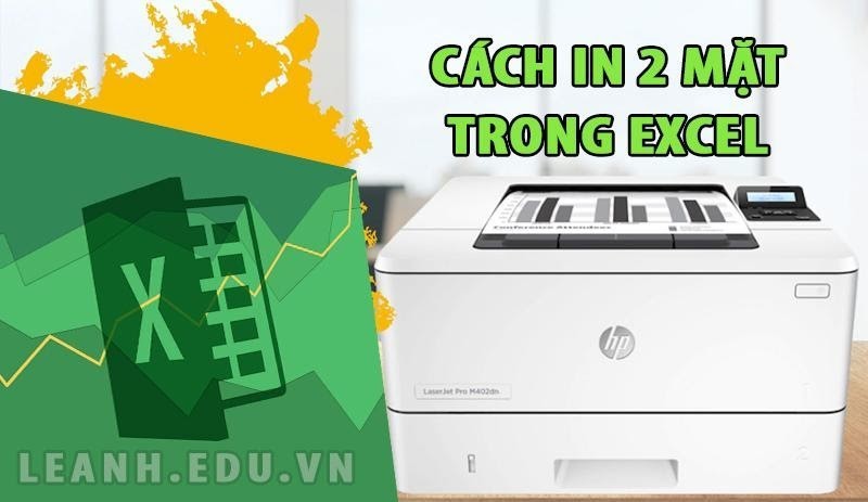 Hình minh họa cách in 2 mặt trong Excel
