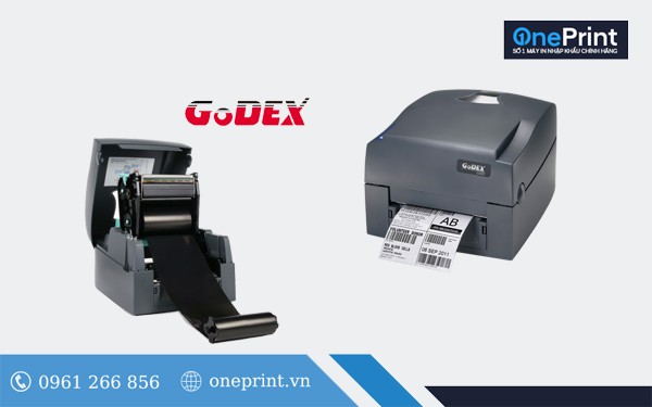 Máy in mã vạch Godex G500 chuyên dụng in 2 tem
