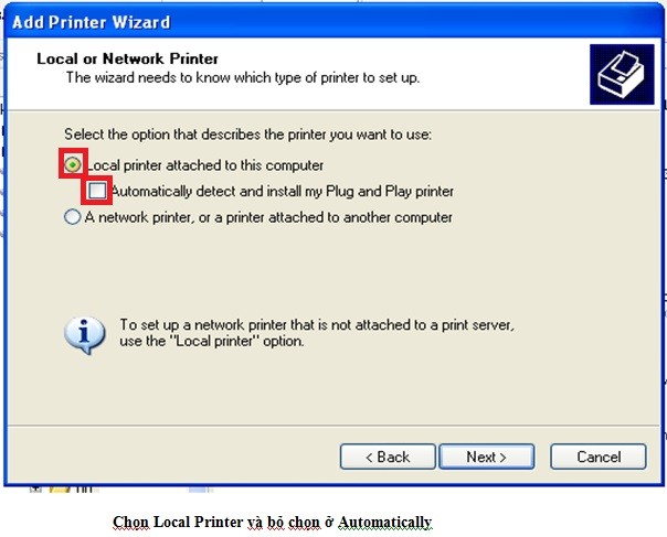 Nhấp Have Disk để cài đặt driver cho máy in HP LaserJet P2014 từ tệp đã tải