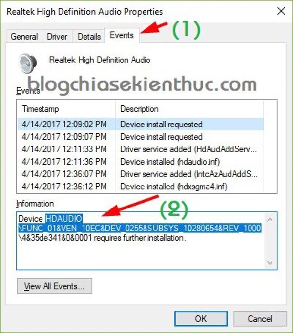 Thực hiện tìm và cài đặt Driver một cách thủ công