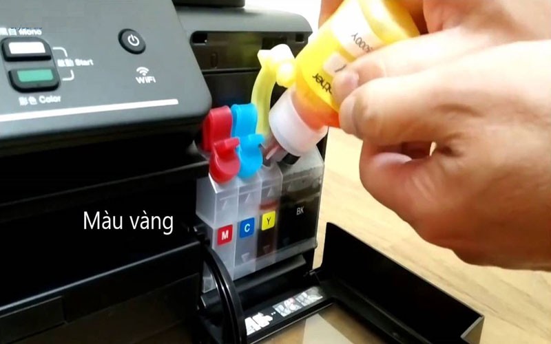 Cách nhận biết máy in phun hết mực