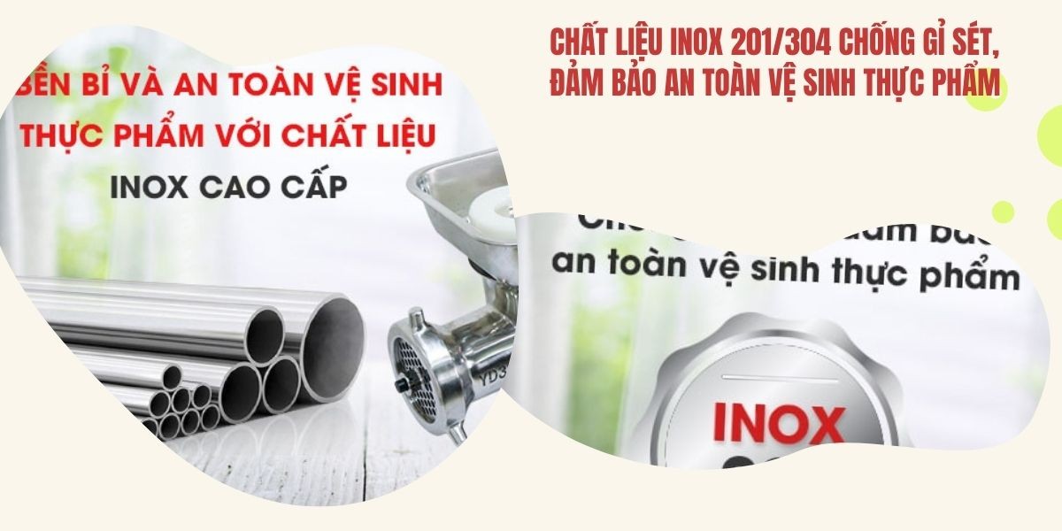 Chất liệu inox chống gỉ sét của máy sấy lạnh mini gia đình