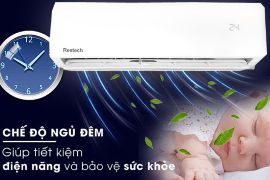 Tìm hiểu chức năng Sleep mode trên remote máy lạnh Reetech