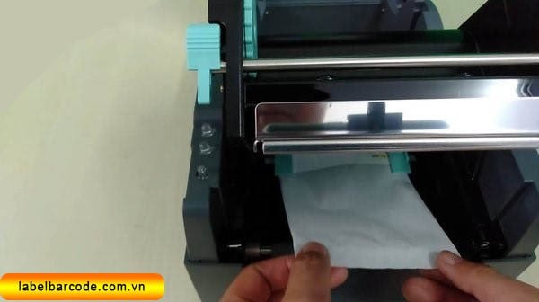Điều chỉnh kẹp nhựa giữ giấy in mã vạch