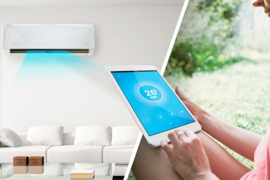 Sử dụng ứng dụng di động điều khiển máy lạnh Reetech từ xa qua Wifi