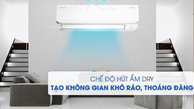 Các tiện ích và điều khiển của điều hoà Đaikin 12000 1 chiều