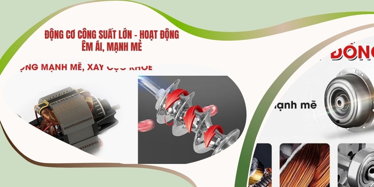 Động cơ công suất lớn trong máy sấy lạnh mini gia đình