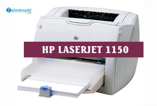 Giao diện tải driver cho máy in HP LaserJet 1150