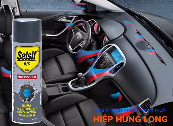 Dung dịch vệ sinh hệ thống điều hòa ô tô dạng xịt