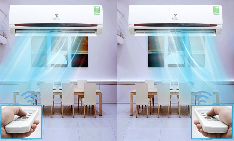 Điều khiển từ xa máy lạnh Electrolux ESM12CRF-D4 tích hợp cảm biến I-feel