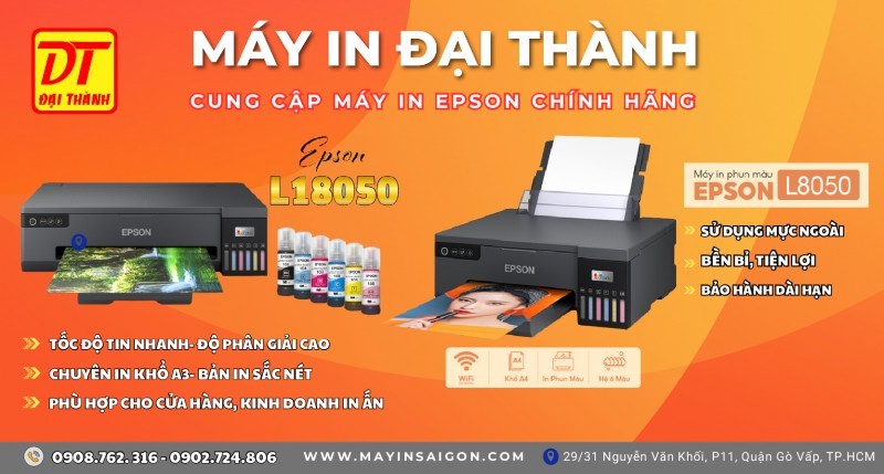 Máy in Epson L8050 chuyên dụng in thiệp cưới
