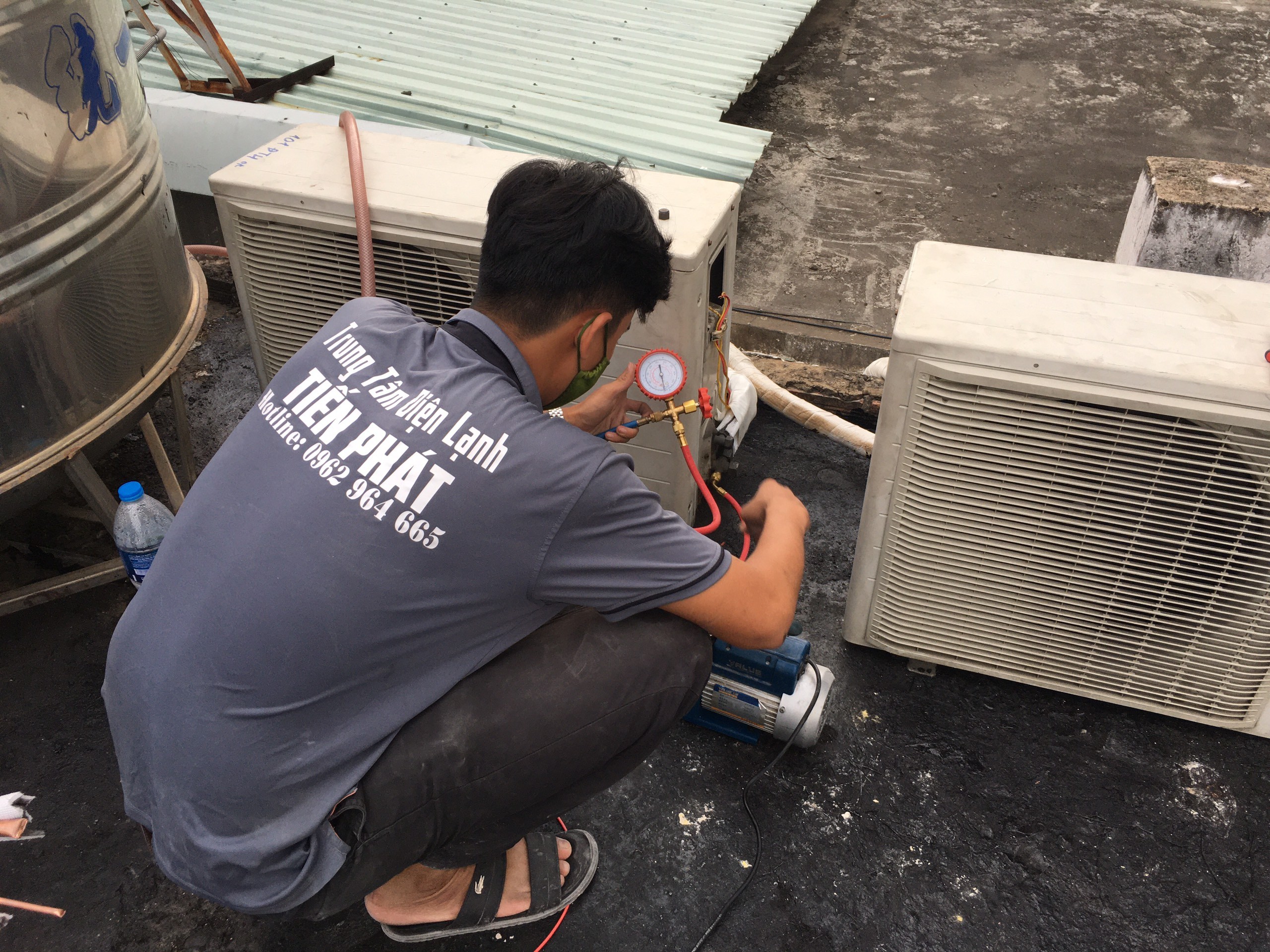 bơm gas máy lạnh chuyên nghiệp