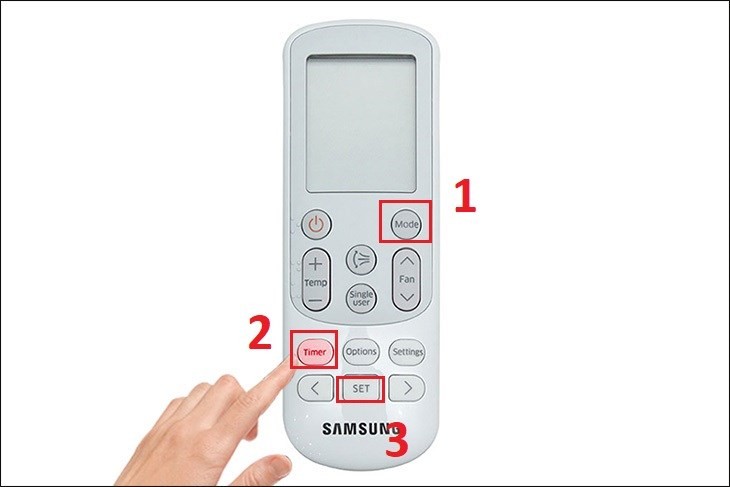 Thiết lập chế độ ngủ ngon Good Sleep trên remote máy lạnh Samsung