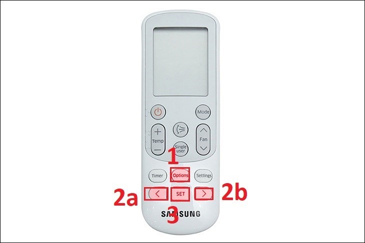 Chọn chức năng Comfort tạo không khí dễ chịu trên remote máy lạnh Samsung