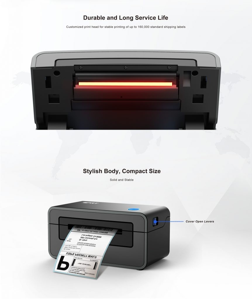 Tem nhãn được in xong từ máy in IDPRT SP410BT