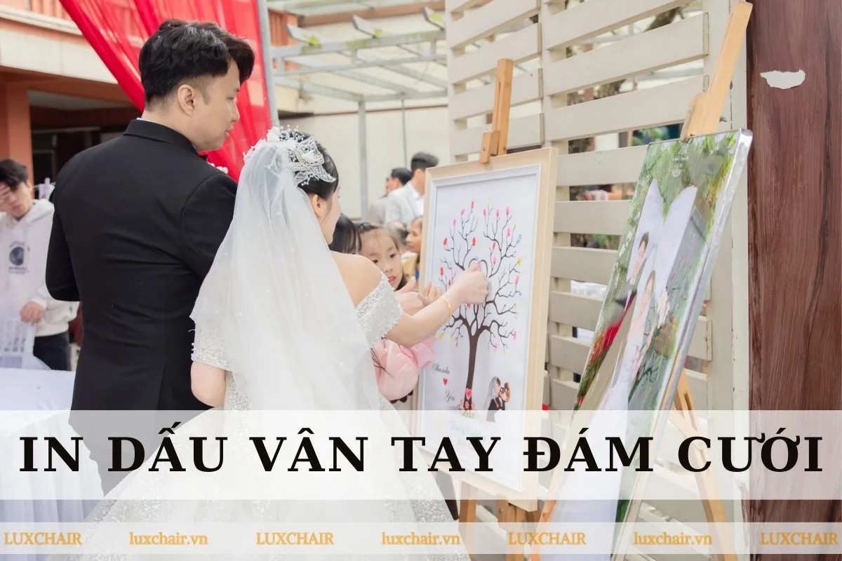 Tìm hiểu về nghi thức in dấu vân tay đám cưới