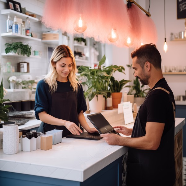 Hệ thống POS iPad với máy in hóa đơn USB