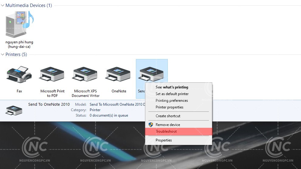 Thao tác trên máy tính để khắc phục sự cố cài driver máy in trên Windows 10, hướng dẫn các bước xử lý lỗi