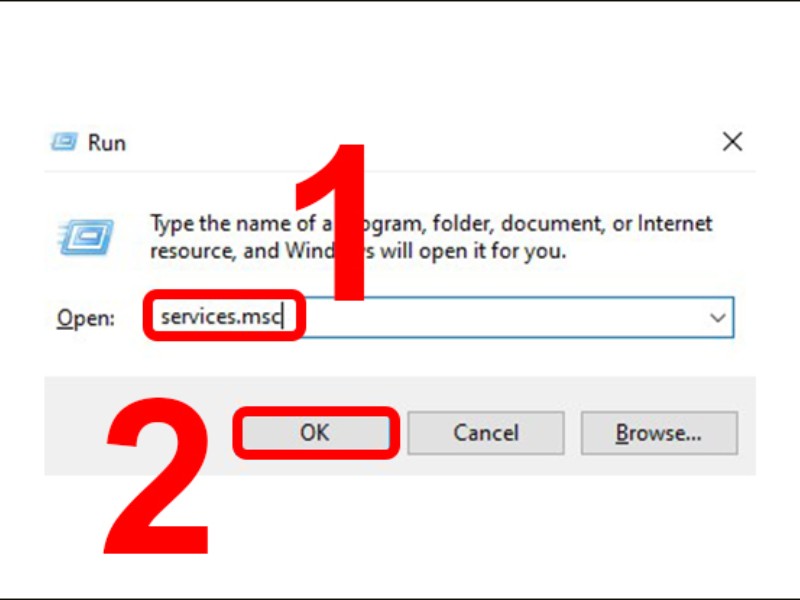 Khởi động lại Print Spooler là cách hiệu quả xử lý lỗi máy in Canon 2900 bị kẹt lệnh