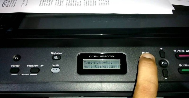 Đèn báo hiệu lỗi toner trên máy in Brother 2321D