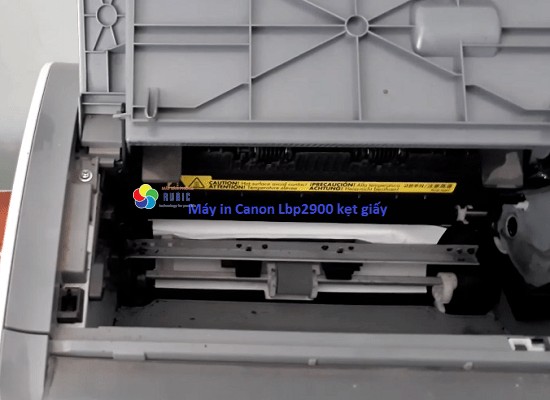 Hình ảnh máy in Canon Lbp2900 bị kẹt giấy cần sửa chữa