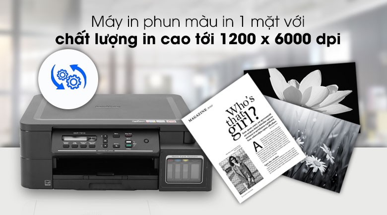 Máy in phun màu đa năng In Scan Copy Brother DCP - T310 - Bản in rõ đẹp