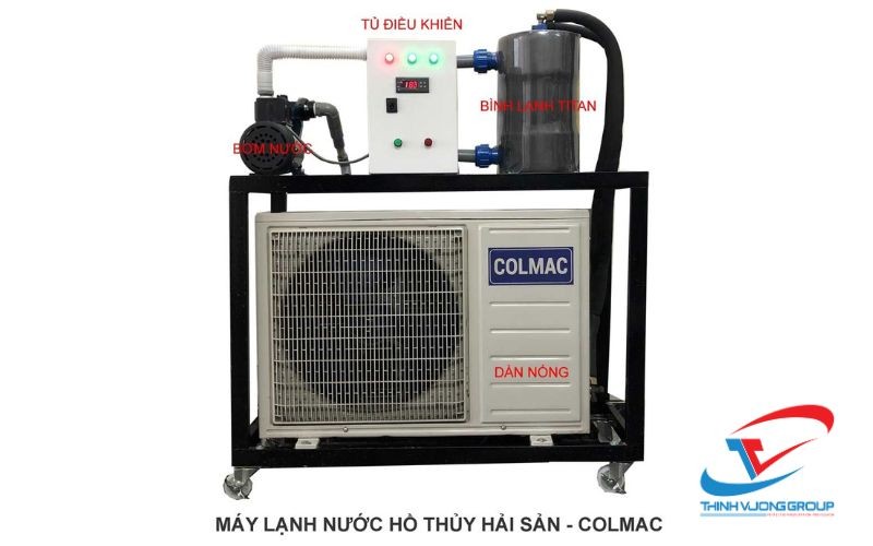 Cấu tạo chi tiết máy làm mát nước hồ cá