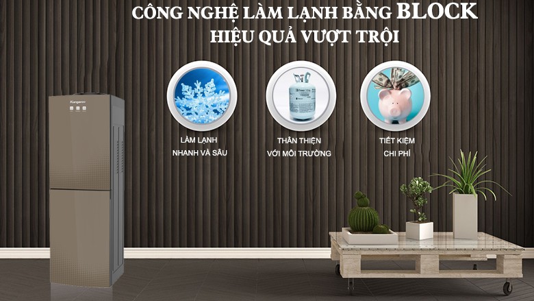Hệ thống làm lạnh block hiệu quả của Kangaroo KG58A3