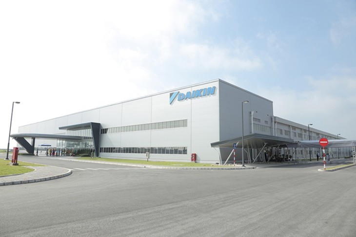 Các nhà máy sản xuất máy lạnh Daikin tại châu Á