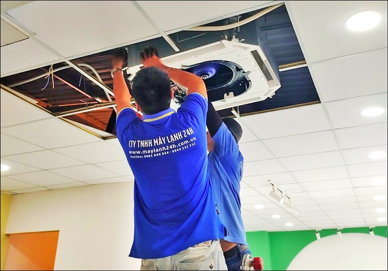Hệ thống điều hòa âm trần LG cho không gian rộng