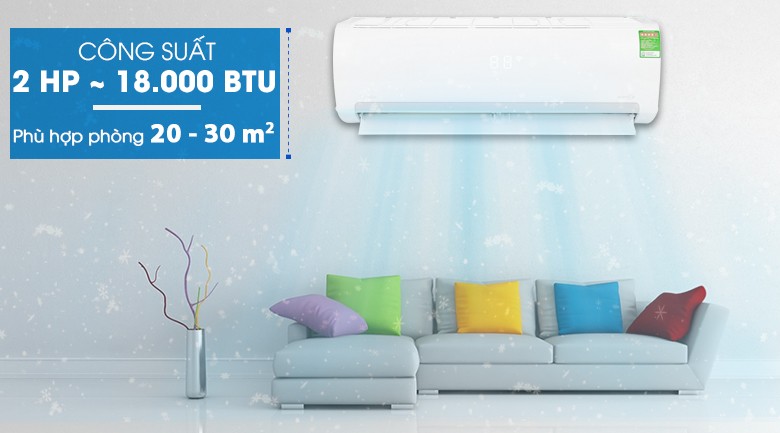 Cục nóng máy lạnh Midea Inverter 2 HP MSMAIII-18CRDN1 với công nghệ Inverter Quattro tiết kiệm điện