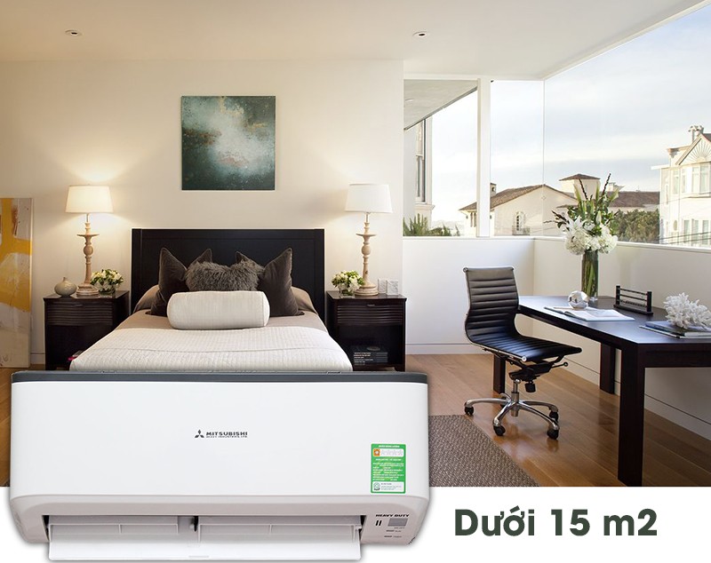Phòng nhỏ phù hợp lắp đặt máy lạnh 1 HP như SRK09CMP-5
