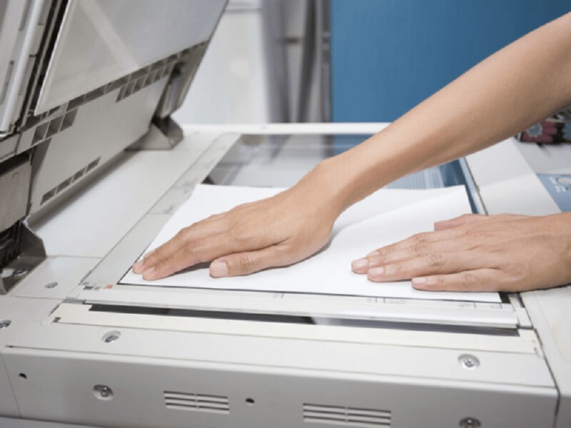 Máy photocopy gặp lỗi in ra giấy trắng