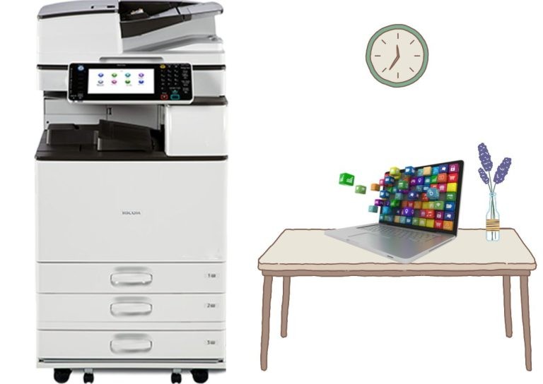 Hình ảnh máy photocopy Ricoh tại trung tâm bảo hành