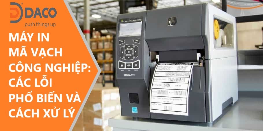 máy in mã vạch công nghiệp gặp lỗi thường gặp
