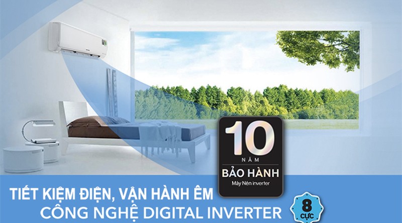 Biểu tượng chế độ Một người dùng trên máy lạnh Samsung AR10NVFHGWKNSV