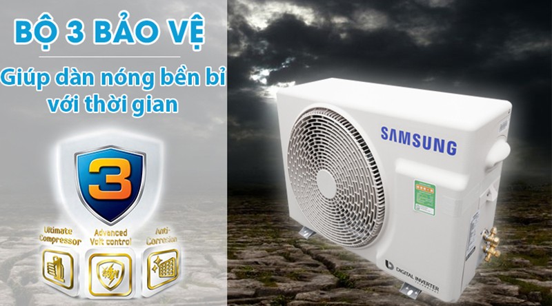 Hình ảnh chi tiết máy lạnh Samsung Inverter 1 HP AR10NVFHGWKNSV