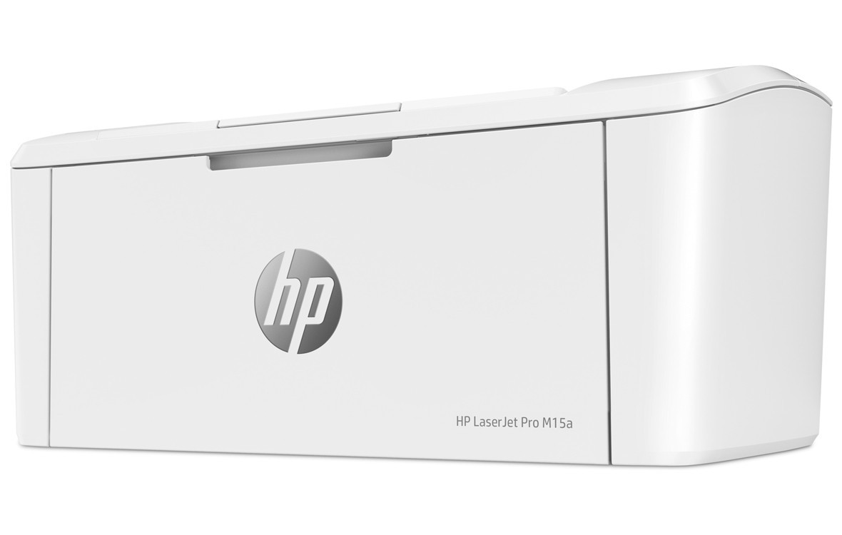 Cổng kết nối và khay giấy trên máy in HP M15a W2G50A