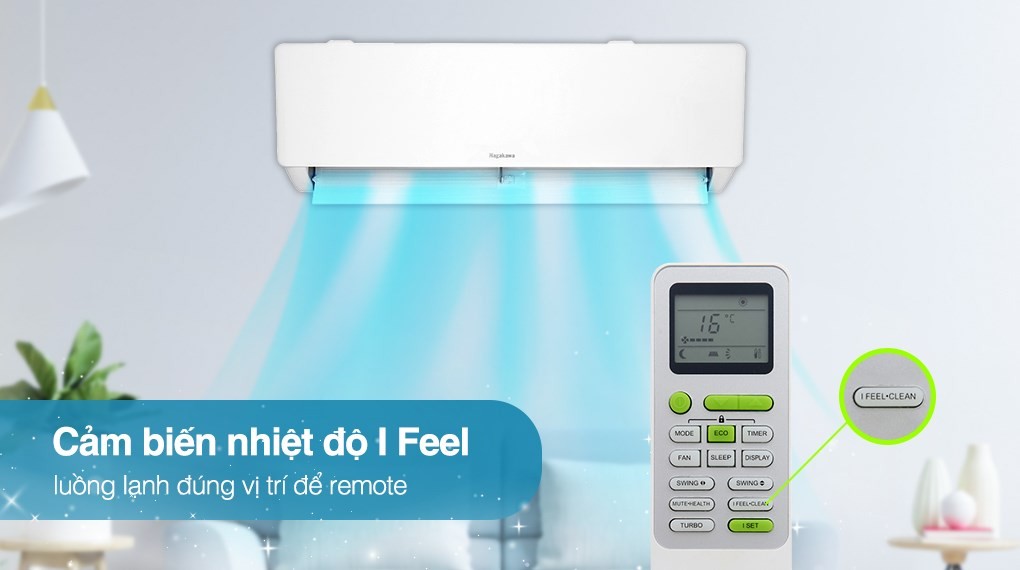 Máy lạnh Nagakawa Inverter 2 HP NIS-C18R2T28 với cảm biến IFeel Mode