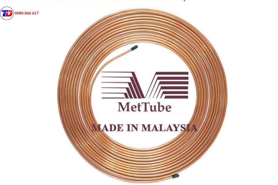 Ống đồng máy lạnh Malaysia Mettube cho công trình lớn