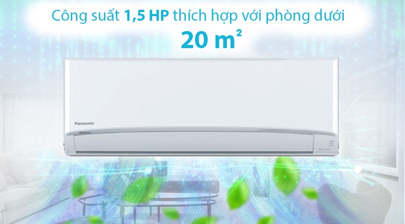 Thiết kế hiện đại, tối giản của máy lạnh Panasonic Inverter 1.5 HP CU/CS-PU12UKH-8